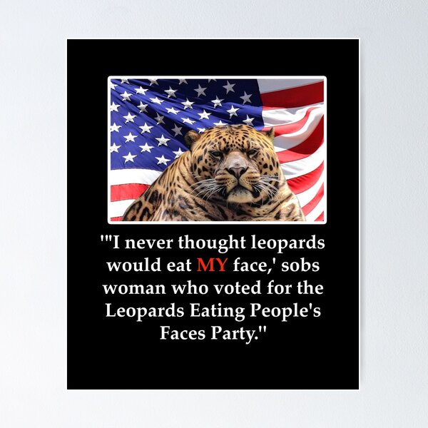 Item preview, Leopards Ate My Face Party Shirt designed and sold by dgavisuals.