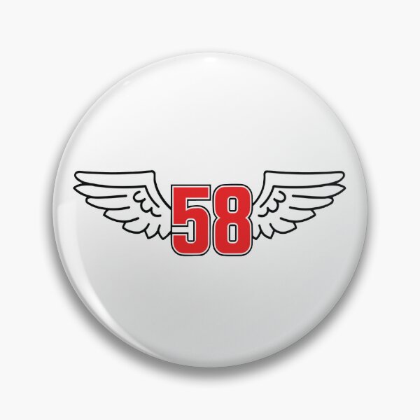 Item preview, Marco Simoncelli Number 58 Angel Wings designed and sold by Nutserichon.