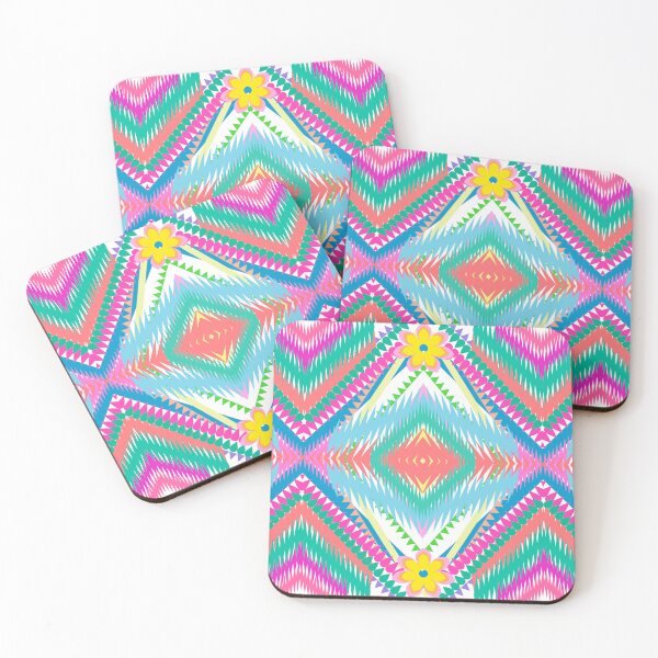 Item preview, Geometric abstract ikat ethnic seamless pattern design designed and sold by Kreatienizta.