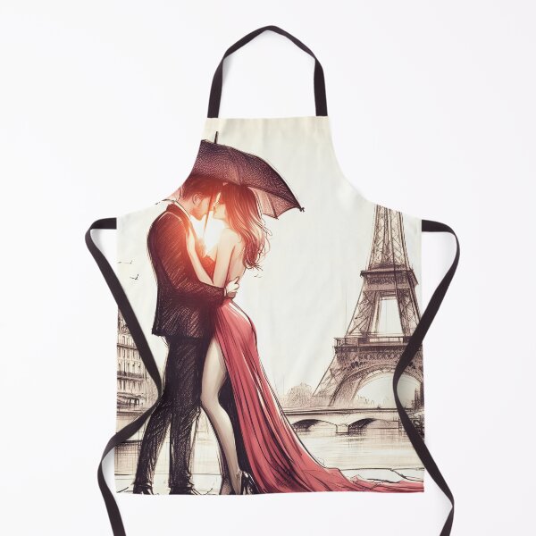Item preview, Romantic Embrace Under Parisian Skies designed and sold by inkNext.