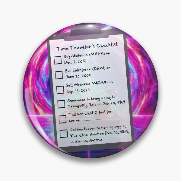 Item preview, Time Travel Checklist IX designed and sold by nature. electrified..