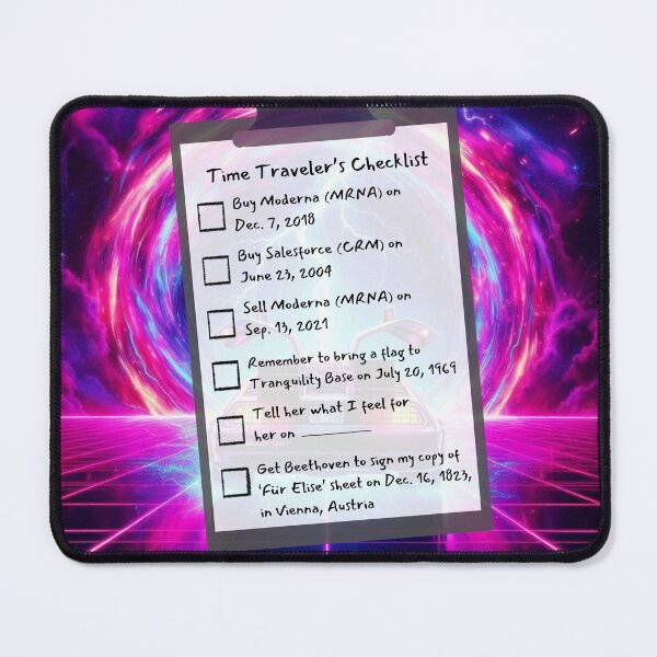 Item preview, Time Travel Checklist IX designed and sold by nature. electrified..