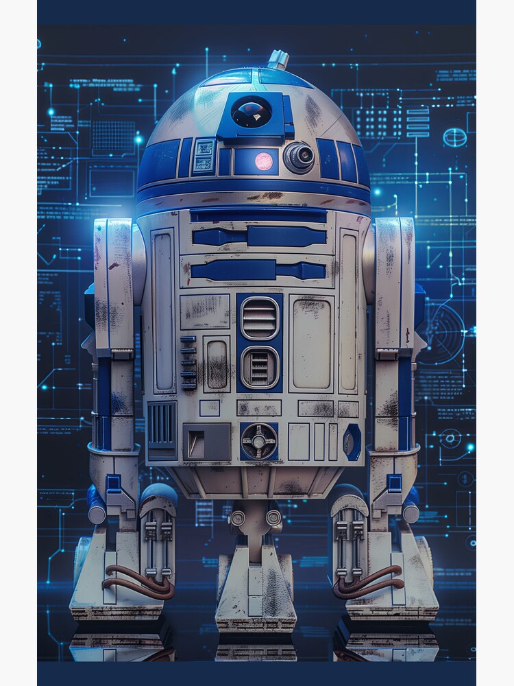 Thumbnail 4 of 4, Samsung Galaxy Phone Case, R2-D2 Droid Star Wars Fan Art designed and sold by SavinMercantile.