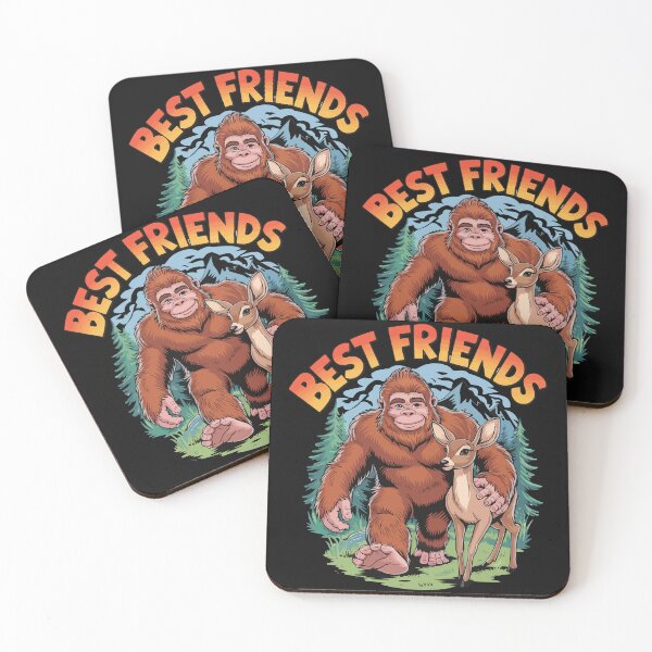 Item preview, Best Friends Bigfoot and Doe designed and sold by Ketique.