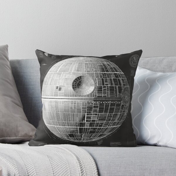 Item preview, Death Star Blueprint Starship Fan Art designed and sold by SavinMercantile.