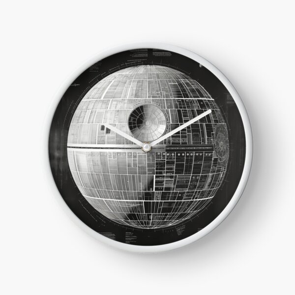 Item preview, Death Star Blueprint Starship Fan Art designed and sold by SavinMercantile.