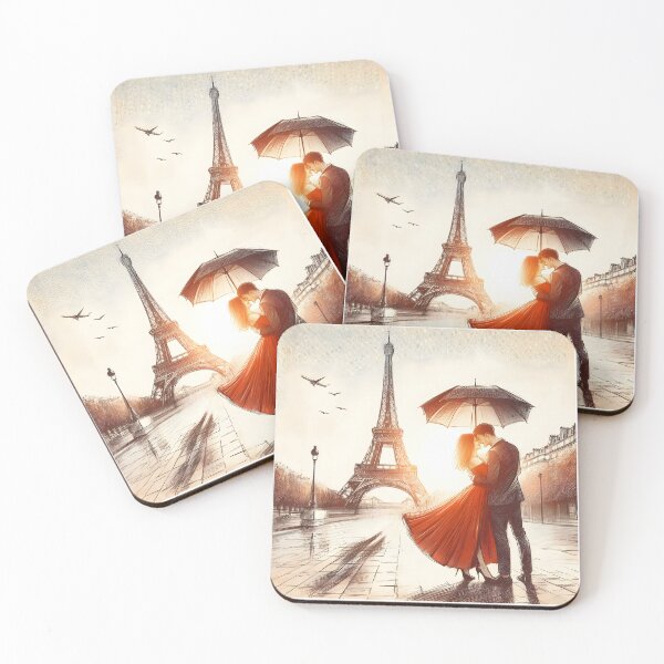 Item preview, Romantic Stroll Under Parisian Skies designed and sold by inkNext.