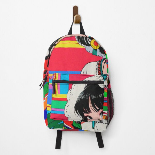 Item preview, Neon Serenade – Retro Anime Mexican Elegance designed and sold by RetroRebootShop.