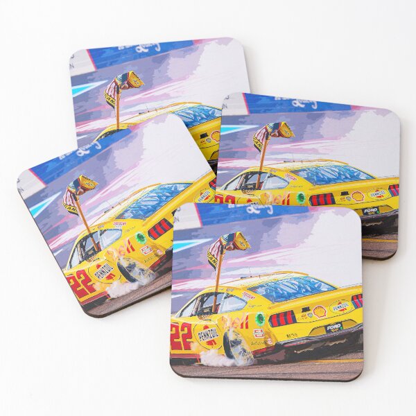 Item preview, Joey Logano celebrating his victory at the Phoenix Raceway watercolor designed and sold by Rodissimus1984.