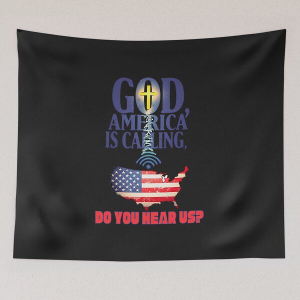 Item preview, God, America Is Calling, Do You Hear Us? A Message Of Faith, Hope, And Unity designed and sold by elynne9.