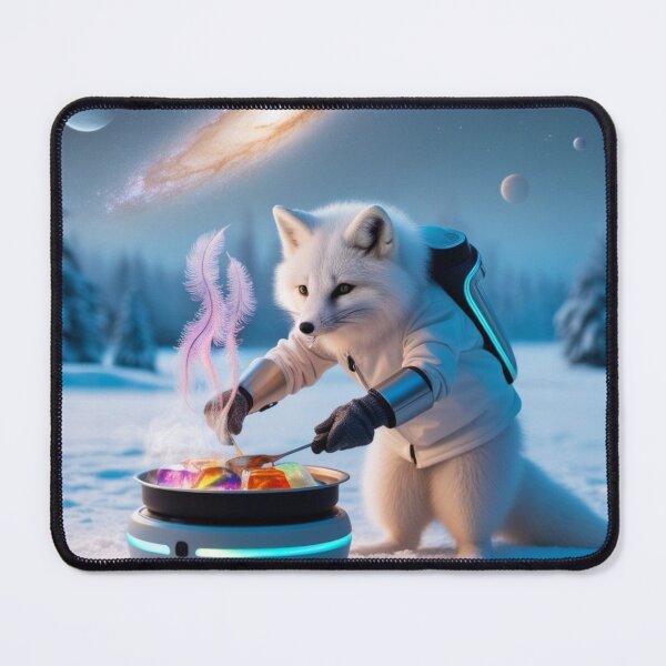 Item preview, Futuristic Arctic Cooking Adventure Under Starry Skies designed and sold by Dream Output .