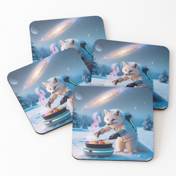 Item preview, Futuristic Arctic Cooking Adventure Under Starry Skies designed and sold by Dream Output .