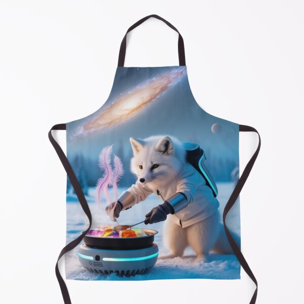 Item preview, Futuristic Arctic Cooking Adventure Under Starry Skies designed and sold by Dream Output .