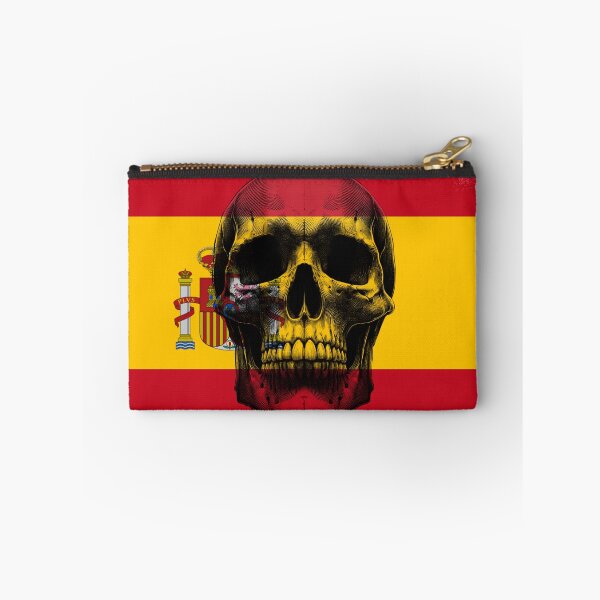 Item preview, SPAIN SKULL FLAG NATION RAREART COUNTRY HALLOWEEN #ogirdor designed and sold by ogirdorgraphics.