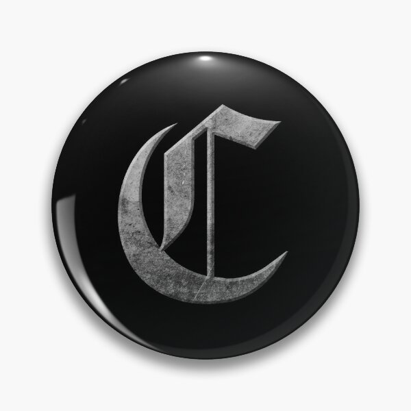 Item preview, Capital Letter C - Worn Stone Effect Gothic Blackletter Script / Old English Font designed and sold by STUDIO-72.
