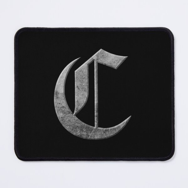 Item preview, Capital Letter C - Worn Stone Effect Gothic Blackletter Script / Old English Font designed and sold by STUDIO-72.