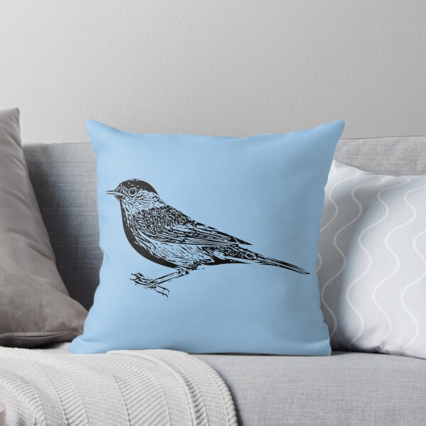 Item preview, Eurasian Blackcap Black Design  designed and sold by designsasstultd.