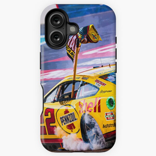 Aperçu de l'œuvre Joey Logano célèbre sa victoire au Phoenix Raceway créée et vendue par Rodissimus1984.