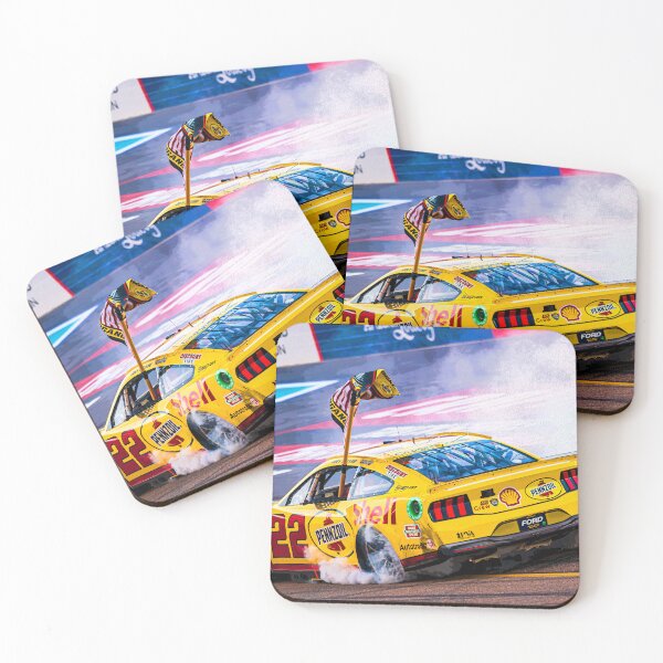 Item preview, Joey Logano celebrating his victory at the Phoenix Raceway abstract designed and sold by Rodissimus1984.