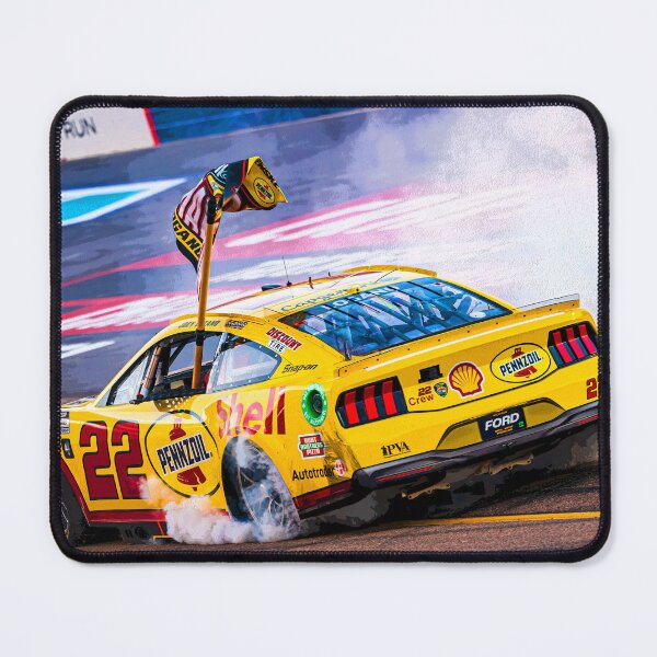 Item preview, Joey Logano celebrating his victory at the Phoenix Raceway abstract designed and sold by Rodissimus1984.