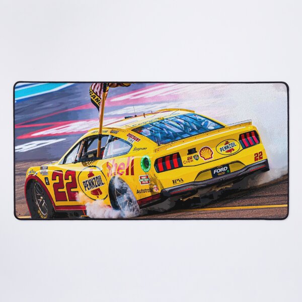 Aperçu de l'œuvre Joey Logano célèbre sa victoire au Phoenix Raceway créée et vendue par Rodissimus1984.