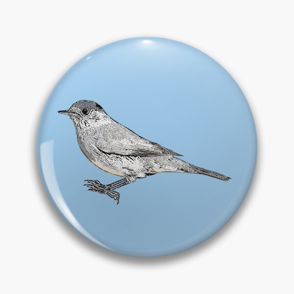 Item preview, Eurasian Blackcap Black Alternate Design  designed and sold by designsasstultd.