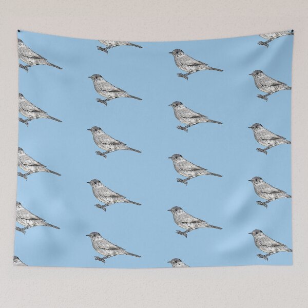 Item preview, Eurasian Blackcap Black Alternate Design designed and sold by designsasstultd.