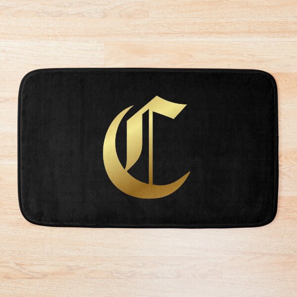 Item preview, Capital Letter C - Foil Gold Effect Gothic Blackletter Script / Old English Font designed and sold by STUDIO-72.