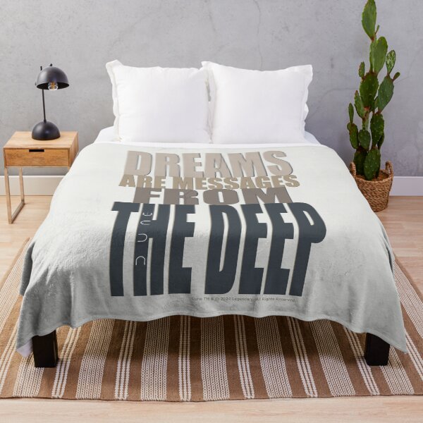 Item preview, DUNE. Dreams Are Messages From The Deep (pale cream background) designed and sold by bekksa.