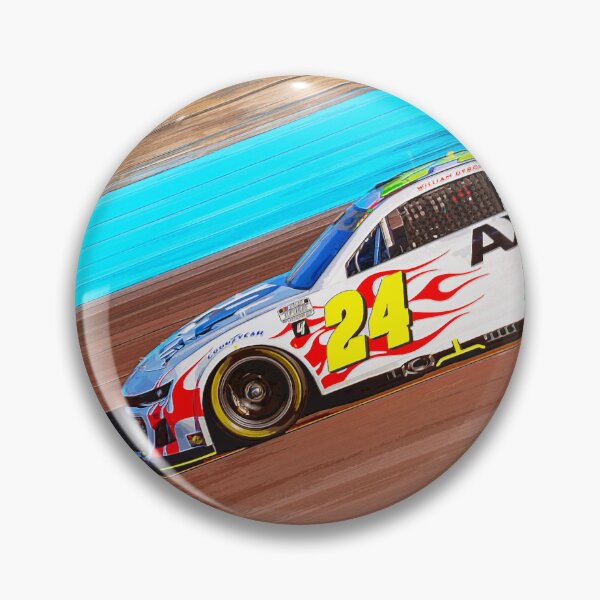 Item preview, William Byron racing his 2024 Nascar race car at Phoenix raceway watercolor designed and sold by Rodissimus1984.