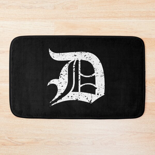 Item preview, Capital Letter D - Eroded / Distressed Gothic Blackletter Script / Old English Font (White) designed and sold by STUDIO-72.