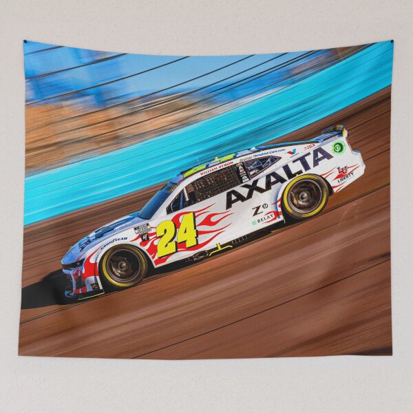 Item preview, William Byron racing his 2024 Nascar race car at Phoenix raceway abstract designed and sold by Rodissimus1984.