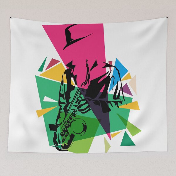 Aperçu de l'œuvre Résumé Saxophone Jazz Fusion créée et vendue par PURNOMATRA.