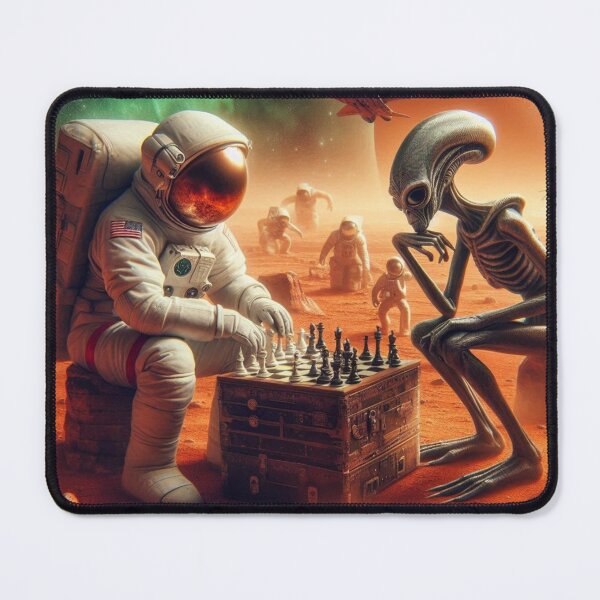 Item preview, Alien and Astranaut Chess Match designed and sold by Dogandesighn.