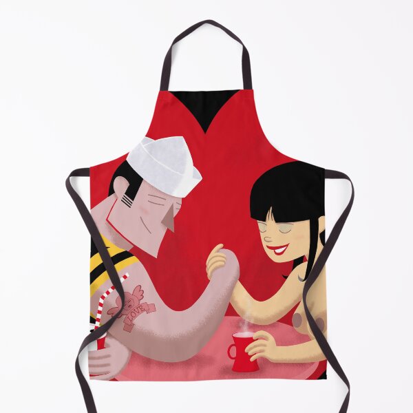 Item preview, couple in love. Modern Romantic Illustration designed and sold by ParissiFriends.
