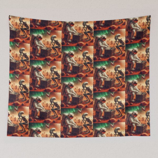 Item preview, Alien and Astranaut Chess Match designed and sold by Dogandesighn.