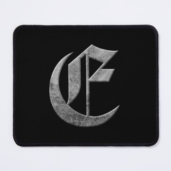 Item preview, Capital Letter E - Worn Stone Effect Gothic Blackletter Script / Old English Font designed and sold by STUDIO-72.