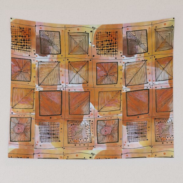 Item preview, Watercolor and Ink Abstract Art designed and sold by NancyMerkle.