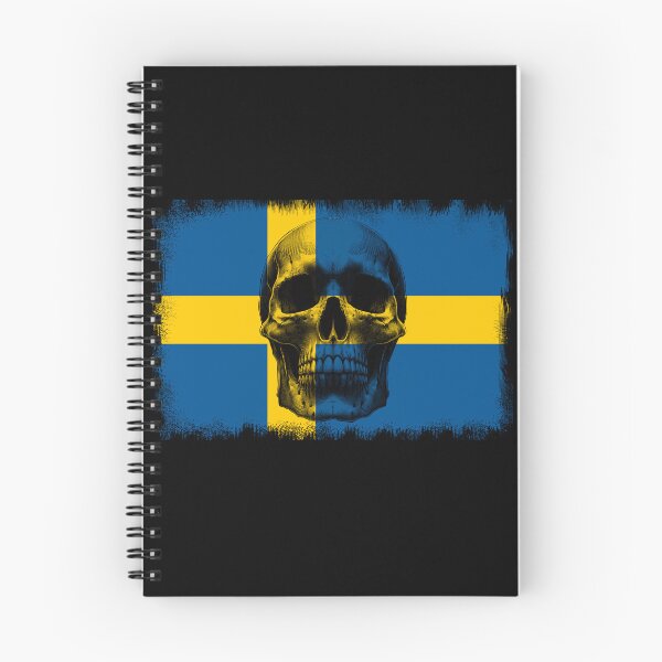 Item preview,  SWEDEN SKULL FLAG NATION RAREART COUNTRY HALLOWEEN #ogirdor designed and sold by ogirdorgraphics.