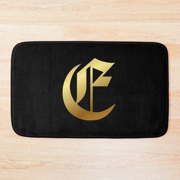 Item preview, Capital Letter E - Foil Gold Effect Gothic Blackletter Script / Old English Font designed and sold by STUDIO-72.