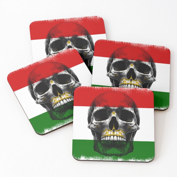 Item preview, TAJIKISTAN SKULL FLAG NATION RAREART COUNTRY HALLOWEEN #ogirdor designed and sold by ogirdorgraphics.