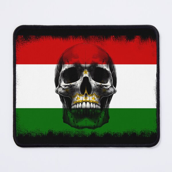 Item preview, TAJIKISTAN SKULL FLAG NATION RAREART COUNTRY HALLOWEEN #ogirdor designed and sold by ogirdorgraphics.