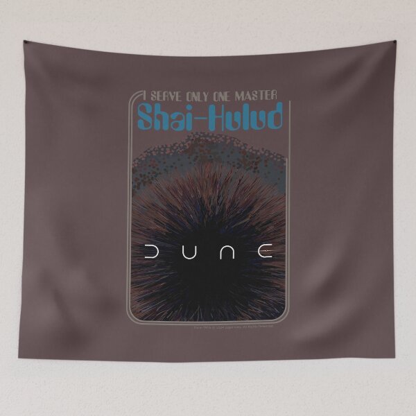 Item preview, DUNE. I Serve Only One Master: Shai-Hulud (brownish gray background) designed and sold by bekksa.