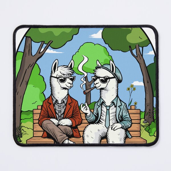 Item preview, Alpaka Vibe - Smoking Break designed and sold by ShirtyVibes.