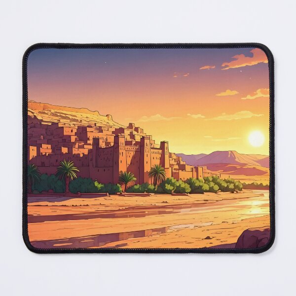 Item preview, Ait Benhaddou: Sunset Glow Over Ancient Kasbahs designed and sold by LSVart.