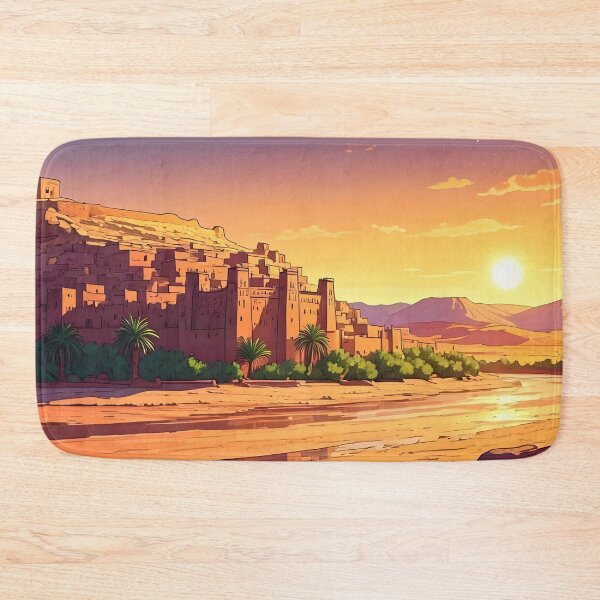 Item preview, Ait Benhaddou: Sunset Glow Over Ancient Kasbahs designed and sold by LSVart.