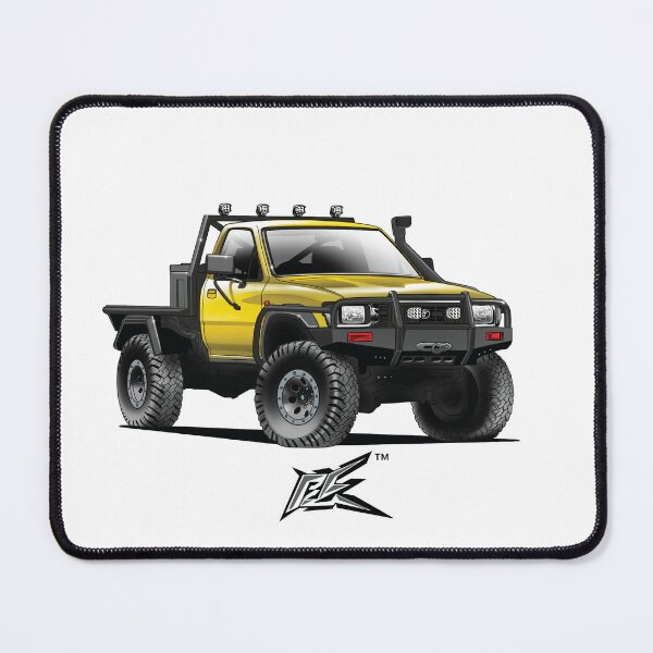 Item preview, toyota hilux ln106 ute yellow designed and sold by NaquashM.