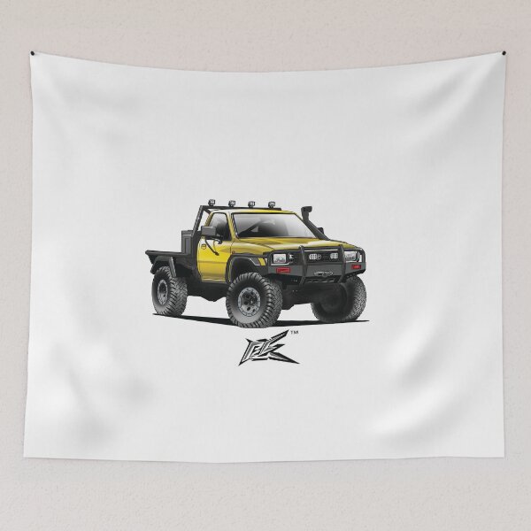 Item preview, toyota hilux ln106 ute yellow  designed and sold by NaquashM.