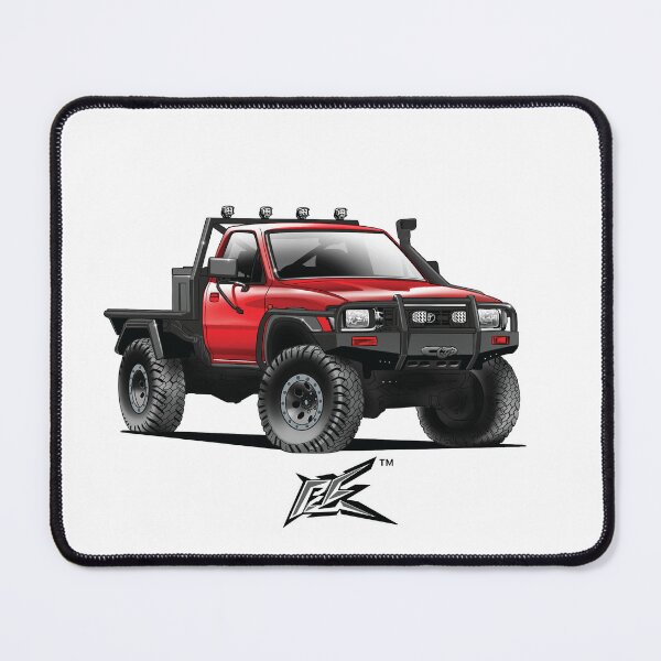 Item preview, toyota hilux ln106 ute red designed and sold by NaquashM.