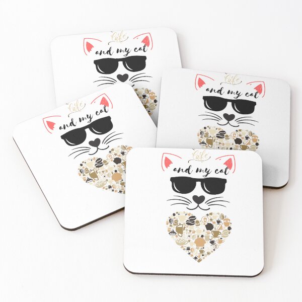 Item preview, The Perfect Blend for Cat and cappochino Lovers" stikers designed and sold by chaieb shoop.
